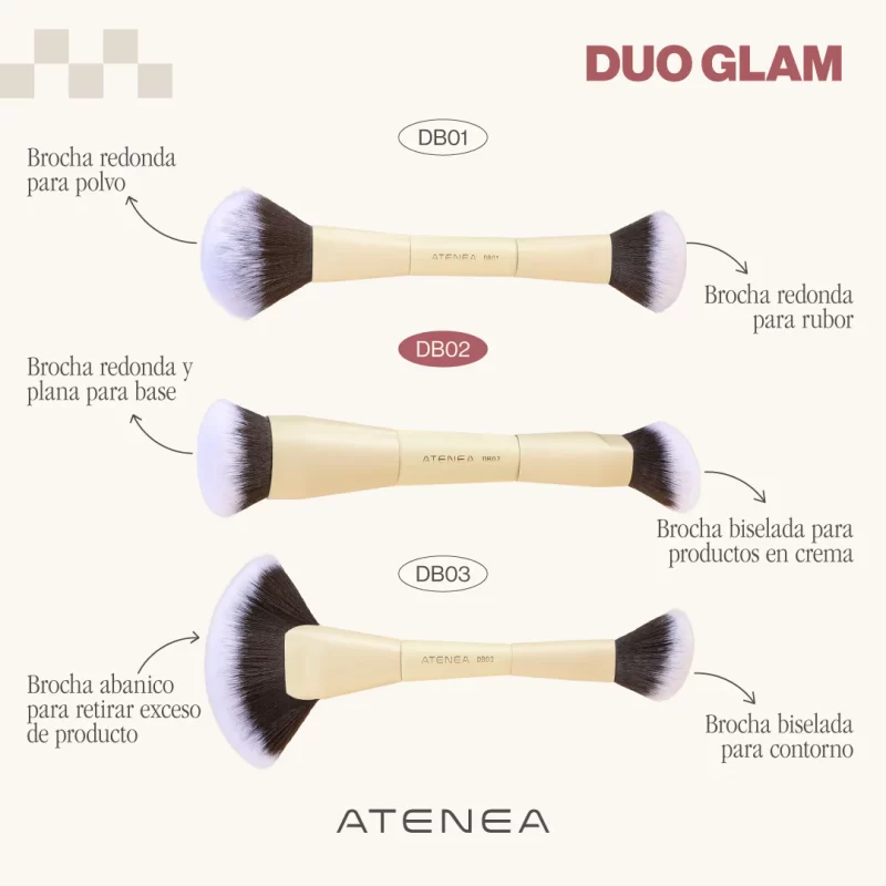 BROCHA DUO CONTORNO Y ABANICO - Imagen 4