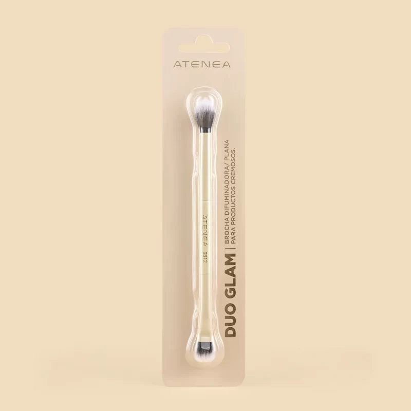 BROCHA DUO PLANA CREMA Y DIFUMINADORA - Imagen 4