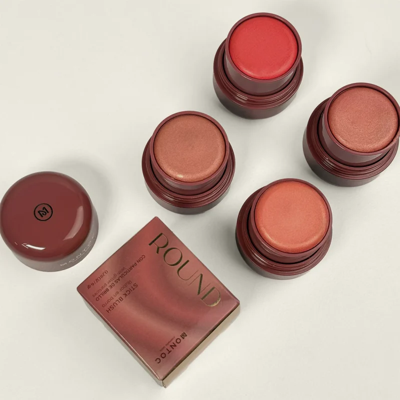 Rubor en Barra-Stick blush | con partículas de brillo