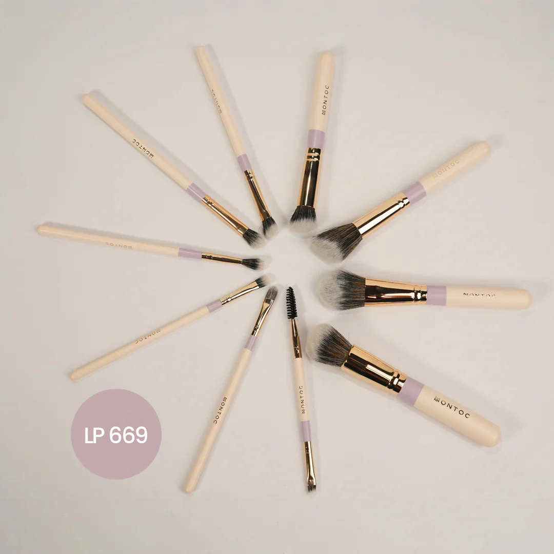 Kit de brochas Fluffy x 10 piezas - Imagen 2