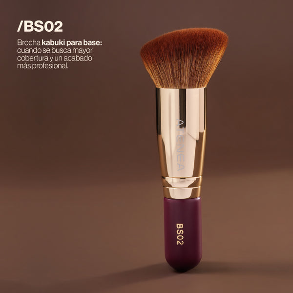 Brocha Para Base Tipo Kabuki Sublime Atenea BS02